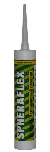 Герметик силиконовый SPHERAFLEX универсальный белый (300мл)